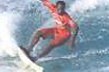 Barbados surfing